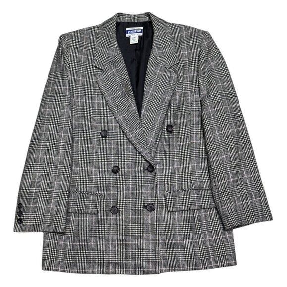 PENDLETON Vintage VIRGIN WOOL Luxury Business Casual Blazer Jacket Womens 10 - Picture 1 of 6